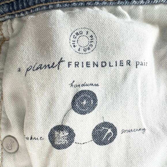 Anthropologie Pilcro Boyfriend Jeans Womens 29 Straight Leg Boho Grunge Stretch - Picture 8 of 16